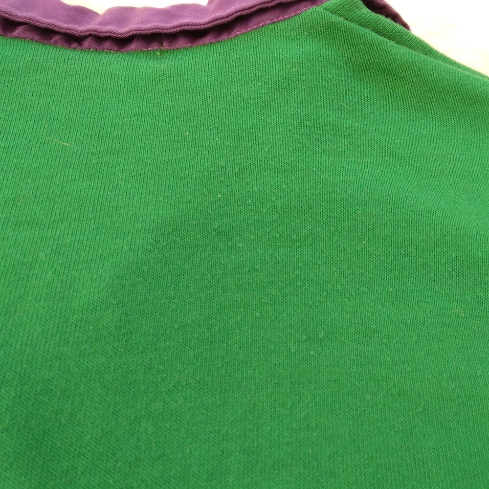 Vtg Diane Von Furstenberg 3/4 Sleeve Polo Green Purple Pink Womens Size Medium - Picture 8 of 9